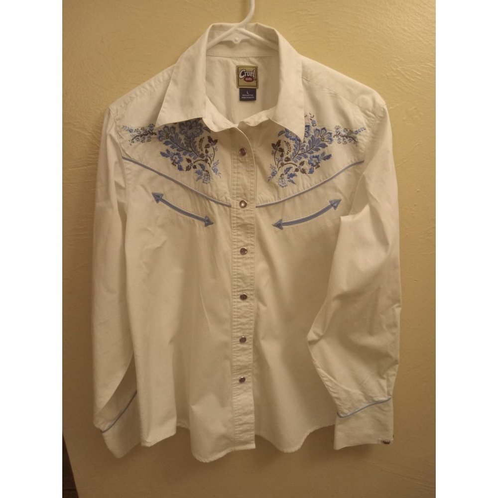 Cruel Girl Western Button Down